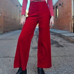 Rolla's Sailor Pant in Red Velvet